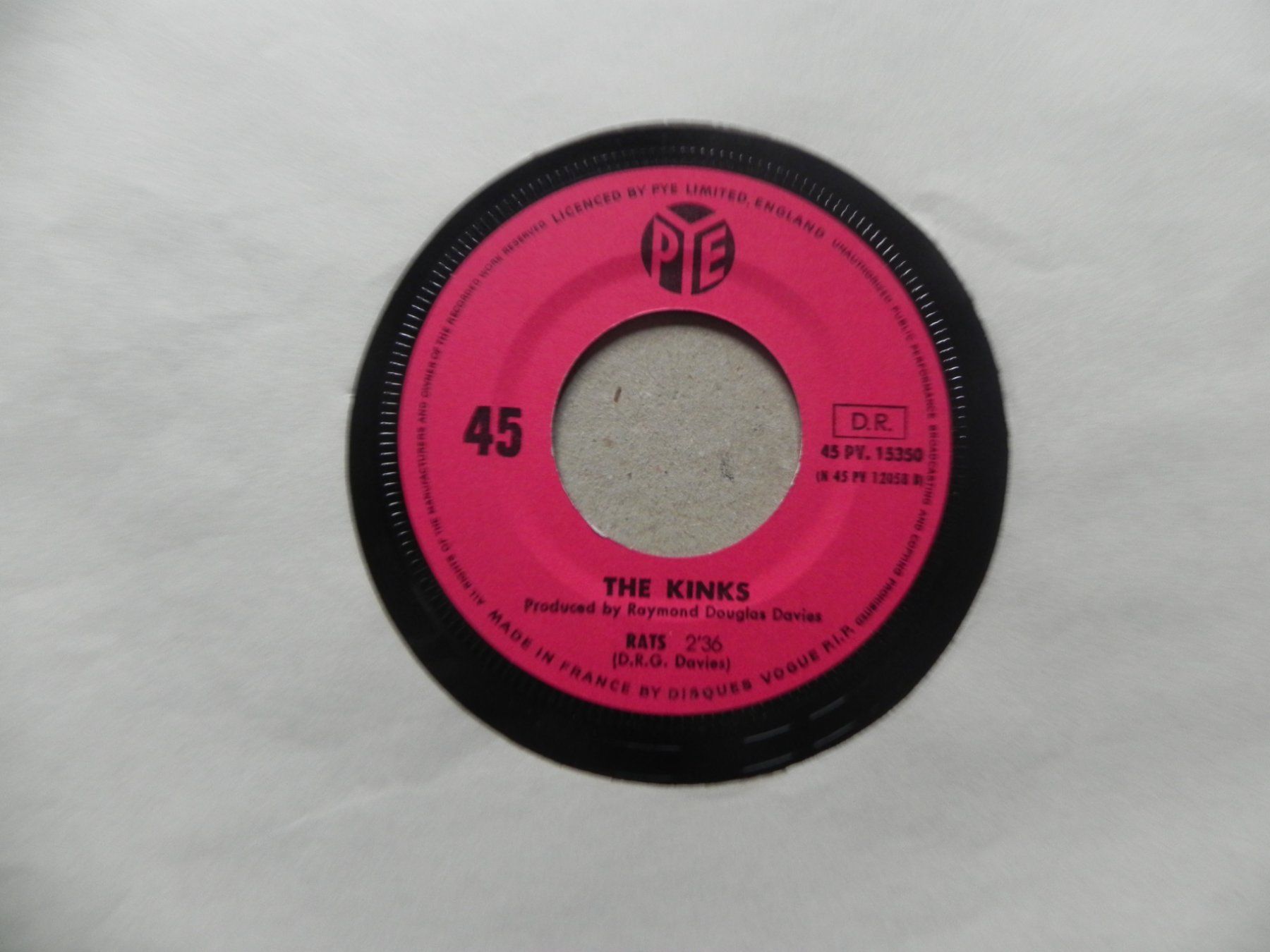 Schallplatten: Single brit. Rock Band The Kinks ca. 1972 Rats  /   Apeman – Gebraucht aus Siebnen von krimsie 3