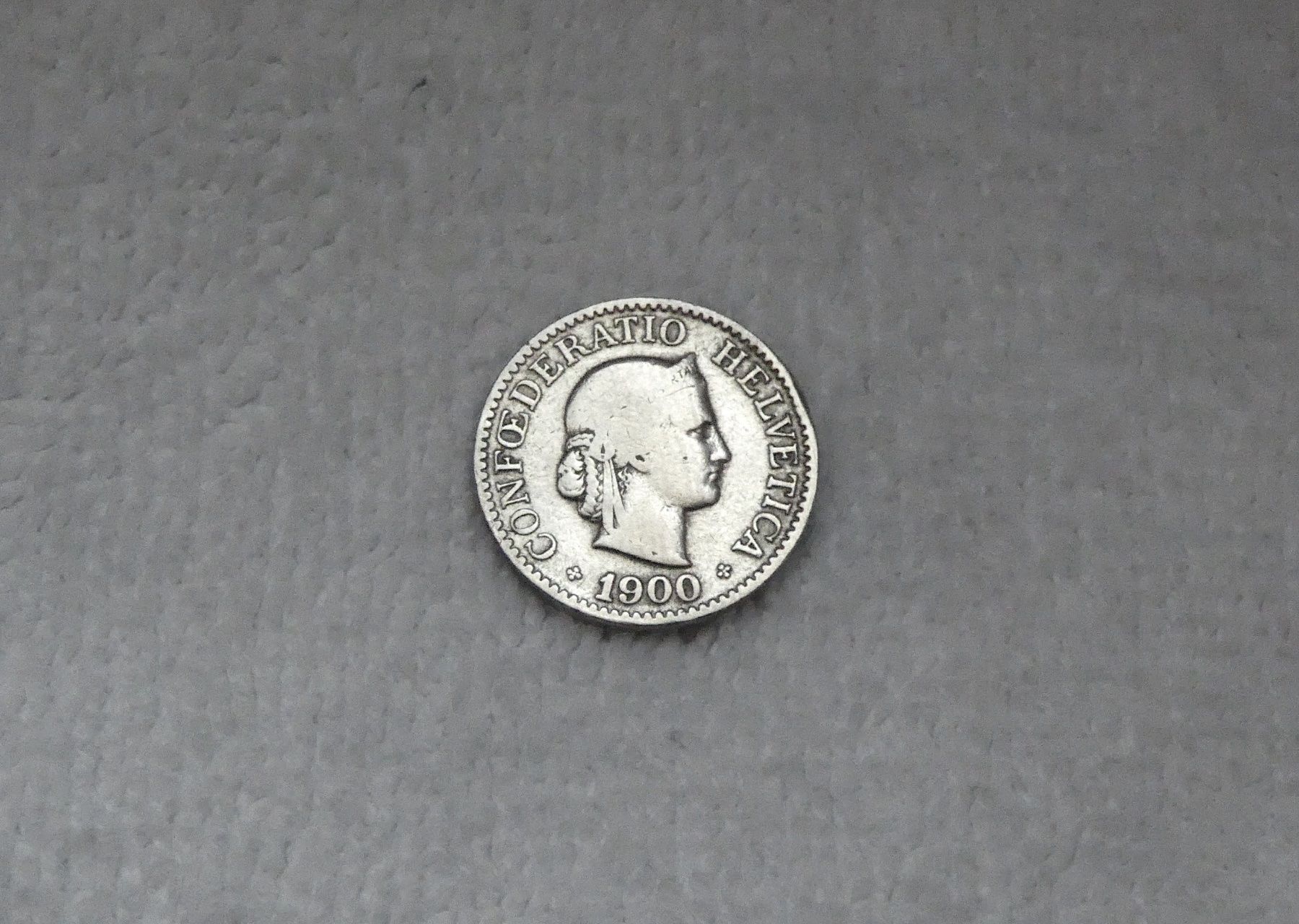 Tutti le monete: 10 centimes/rappen 1900 – Usato da Nyon venduto da Ilmi09