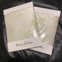 2x Bettwäsche Christian Fischbacher, Jacquard Leaves, NEU