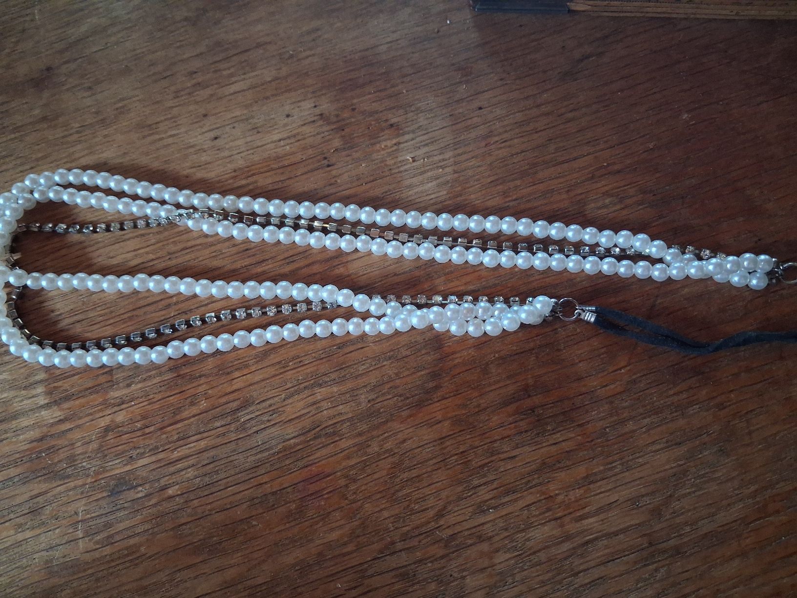 Colliers: schöne Kette mit 3 Verschiedene Material – D'occasion à Eggiwil par Nety07 1