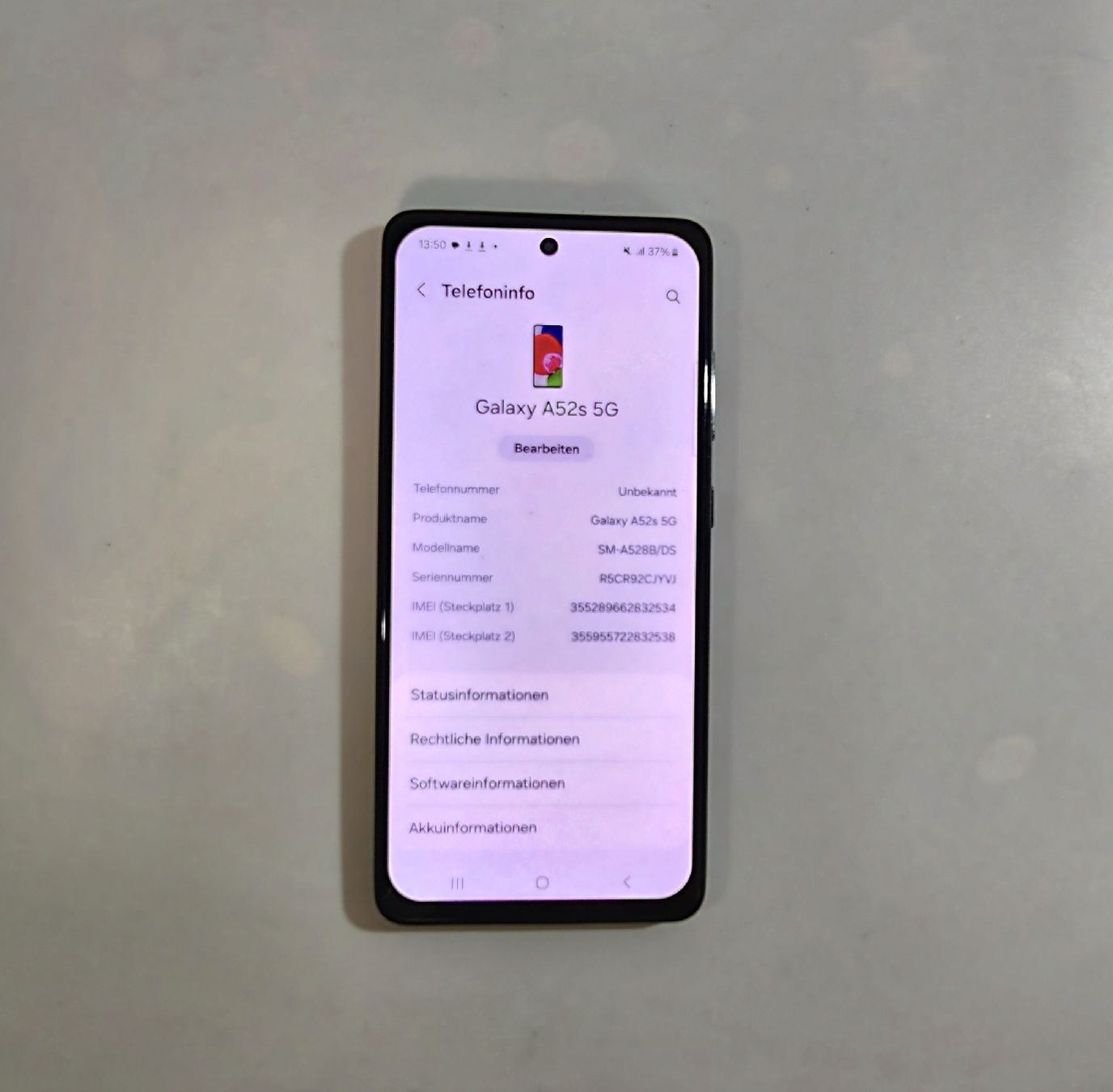 Samsung Handys / Smartphones: Samsung Galaxy A52s 5G – Gebraucht aus Ehrendingen von Rocky985 2