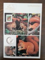 SILBER (18 g) / Tiere der Heimat (Eichhörnchen) / Briefmarke