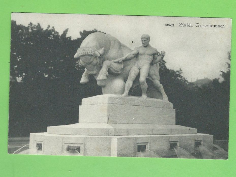 Cartoline postali: Zürich Geiserbrunnen – Usato da Zürich venduto da t24_de