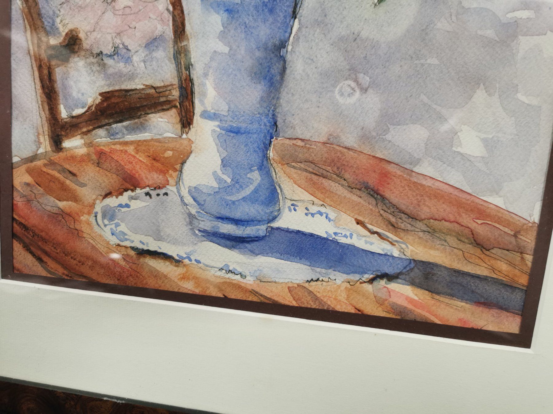 Gemälde: BOUQUET DE FLEURS AQUARELLE I FORMATIONS AU DOS – Gebraucht aus Genève von Qanil77 3
