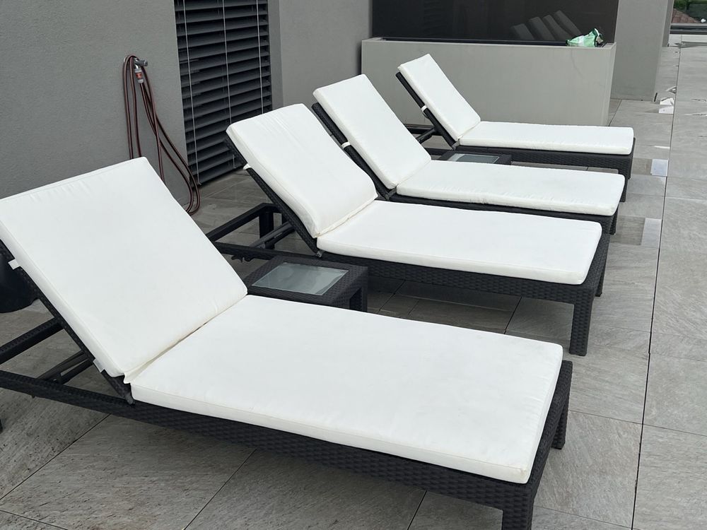 4 Rattan Liegestühle Kaufen auf Ricardo