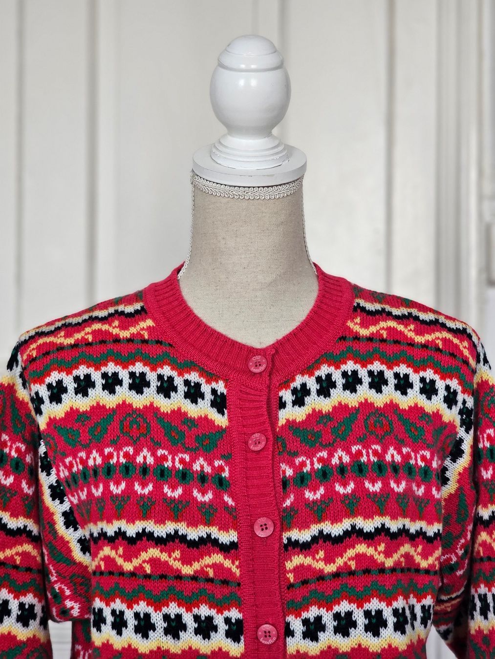 Benetton Giacche: Strickjacke Benetton Wolle Bunt Gr. S/M – Usato da Ried-Brig venduto da Zzyzx 1