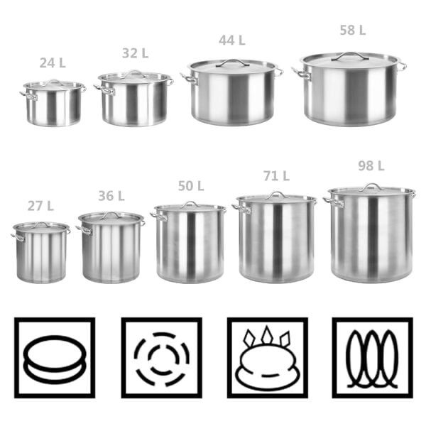 Pentole: Marmite 32 L 40x26 cm Acier inoxydable – Nuovo e nell'imballaggio originale da Palézieux venduto da bantouklan1 4