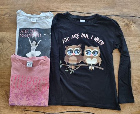 Langarm Shirt für Mädchen 146/152