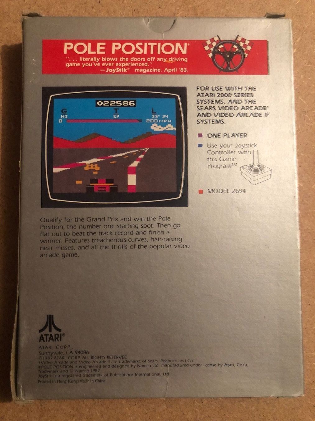 Spiele: Pole Position Für Atari 2600 in OVP – Gebraucht aus Kestenholz von Inna09 1