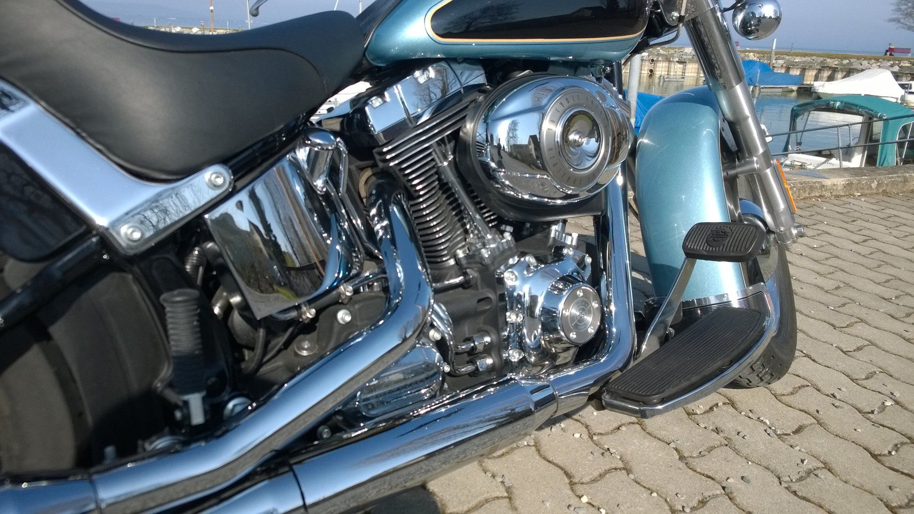 Harley-Davidson Chopper: Harley Davidson FLSTC – Usato da Altnau venduto da wahet 4