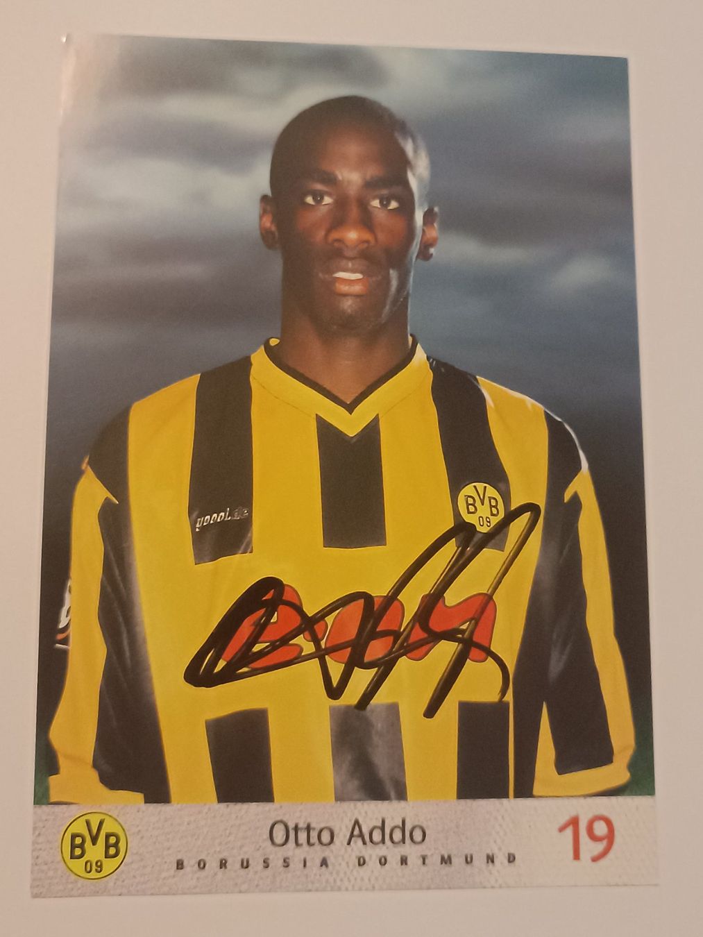 Autogramme: Otto Addo - BorussiaDortmund - BVB Handsigniert – Gebraucht aus Menziken von Artographs