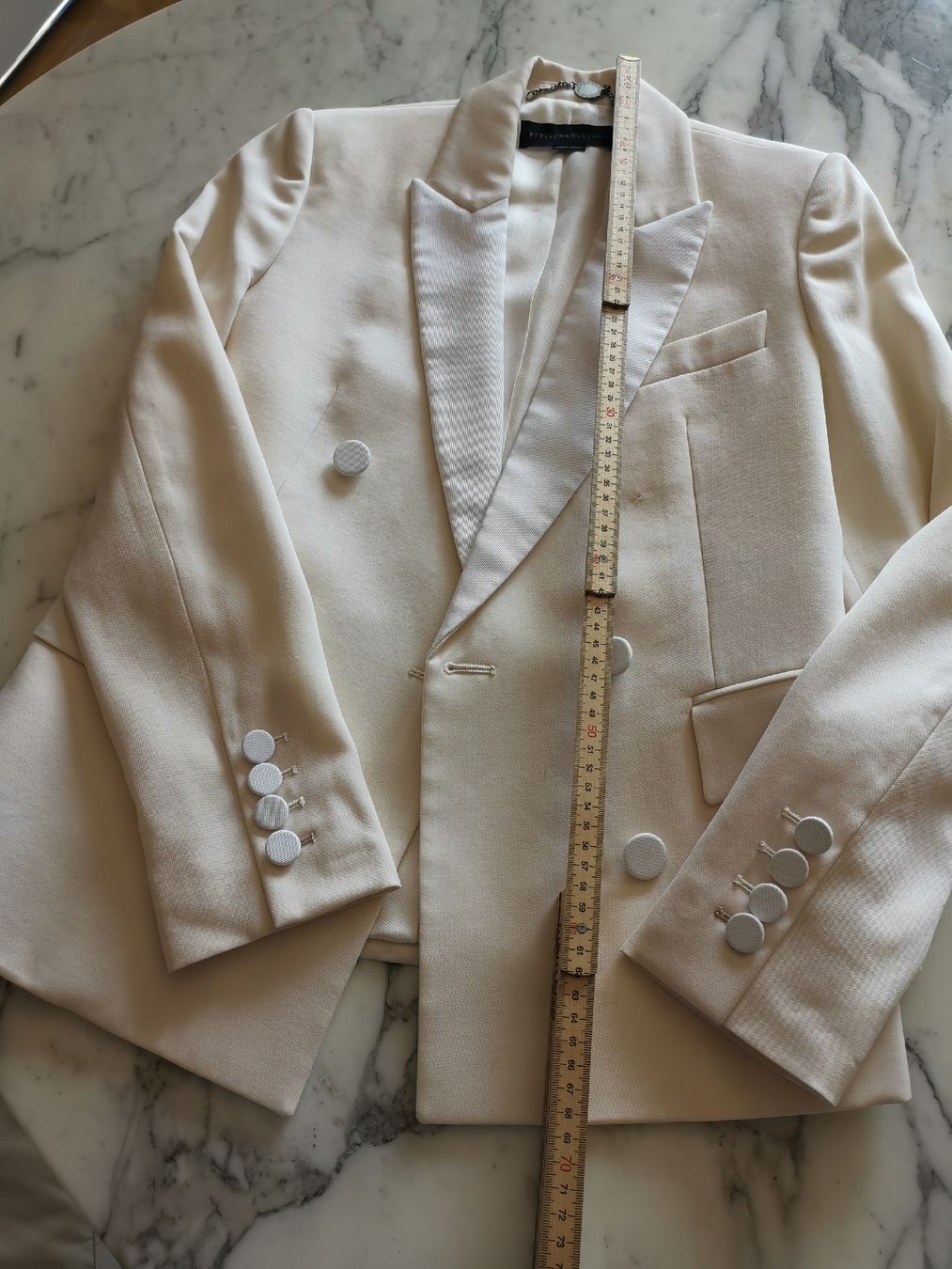 Stella McCartney Giacche: Stella McCartney Woll Seide Blazer – Usato da Uerikon venduto da pink_flamingo 5