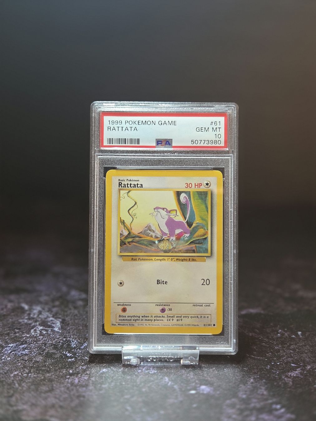 Pokémon Carte collezionabili: Pokemon Rattata 1999 PSA 10 – Usato da Lauerz venduto da gp9_zt9k 4
