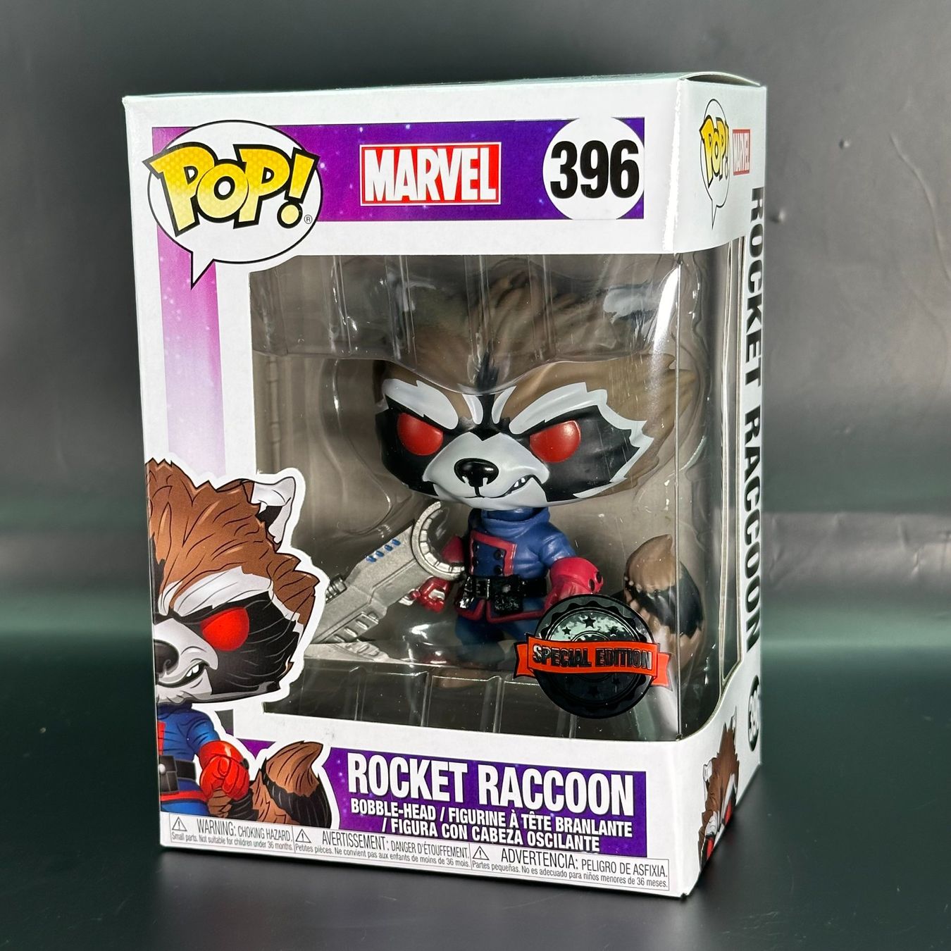 Funko Statuette: Funko Pop Marvel Rocket Raccoon 396 – Usato da Düdingen venduto da Nerdworld