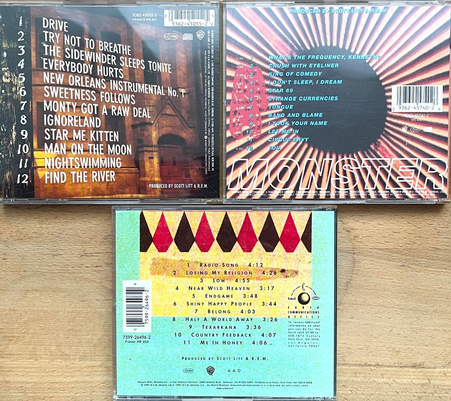 CDs: 3 CD’s R.E.M – D'occasion à Renan BE par johncactus 1