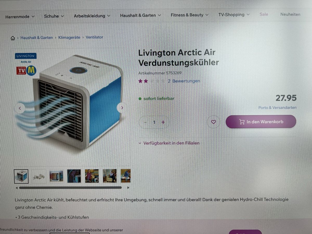 Ventilatoren: Ventilatore raffreddatore acqua usb – Gebraucht aus Soazza von RM-77 5