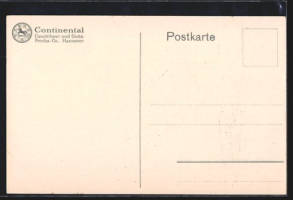 Cartoline postali: Continental-Pneumatic, Reklame, Wurstlie – Usato da Berlin venduto da bartko-reher 1
