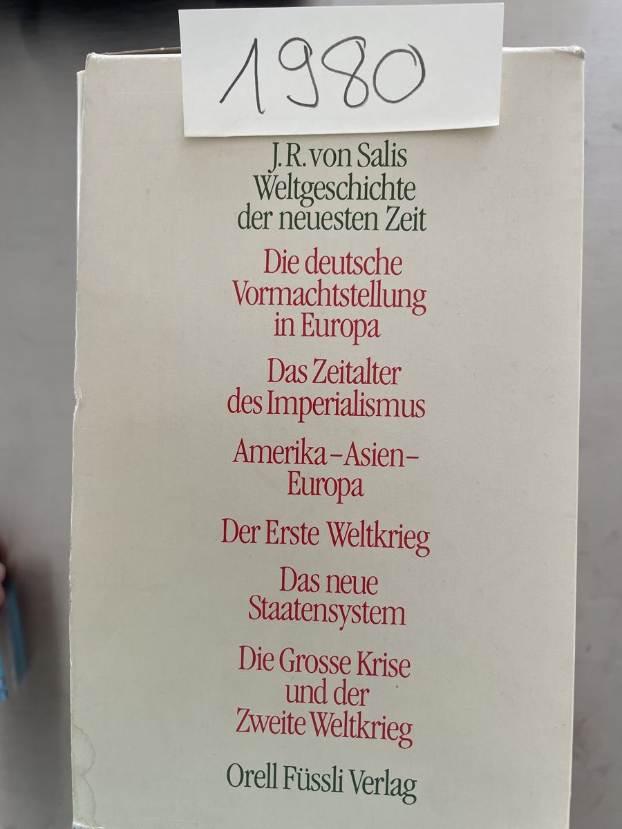Livres: Weltgeschichte bis 1980 – D'occasion à Suhr par Occasion_2026 1