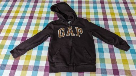 Dunkles GAP Jäggli / Zip-Hoodie - Sweatjacke - ca. 110 (S)
