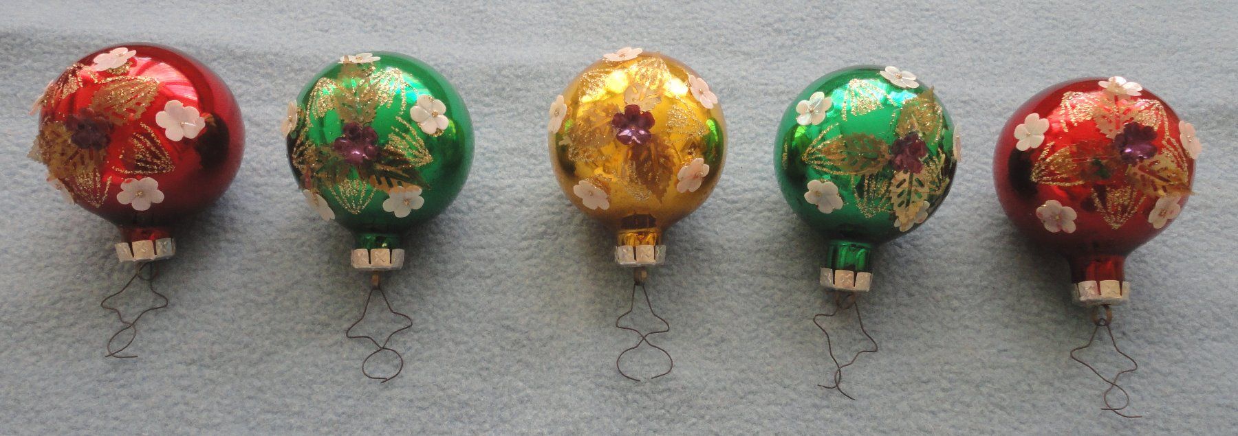 Tutte le decorazioni: Weihnachtskugeln 5 Stk. alt, Made GDR – Usato da zürich venduto da parts5060 1
