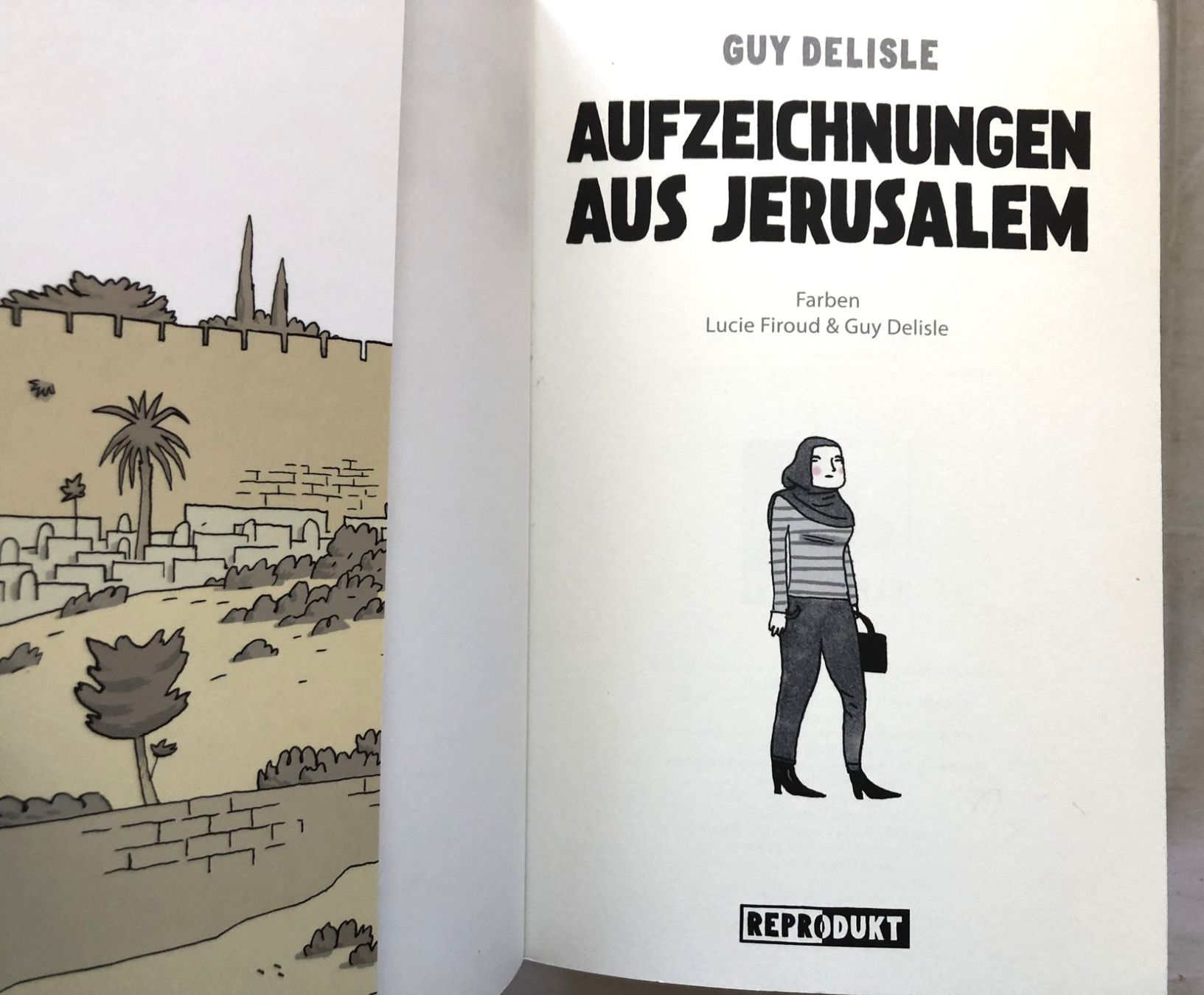 Fumetti: Guy Delisle - AUFZEICHNUNGEN AUS JERUSALEM - Comic – Usato da Schaffhausen venduto da durruti 2