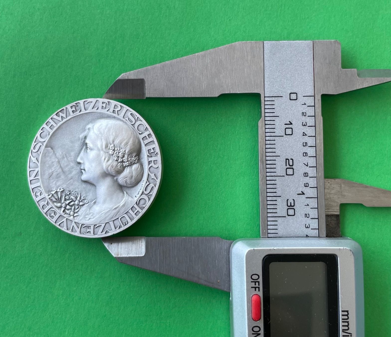 Medaglie: Schweizerische Schuetzenmedaille, Silber 925 – Usato da Bremgarten AG venduto da Schussi 5