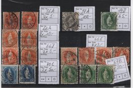 Lot Stehende - Helvetia schön gestempelt Kat. 303.-
