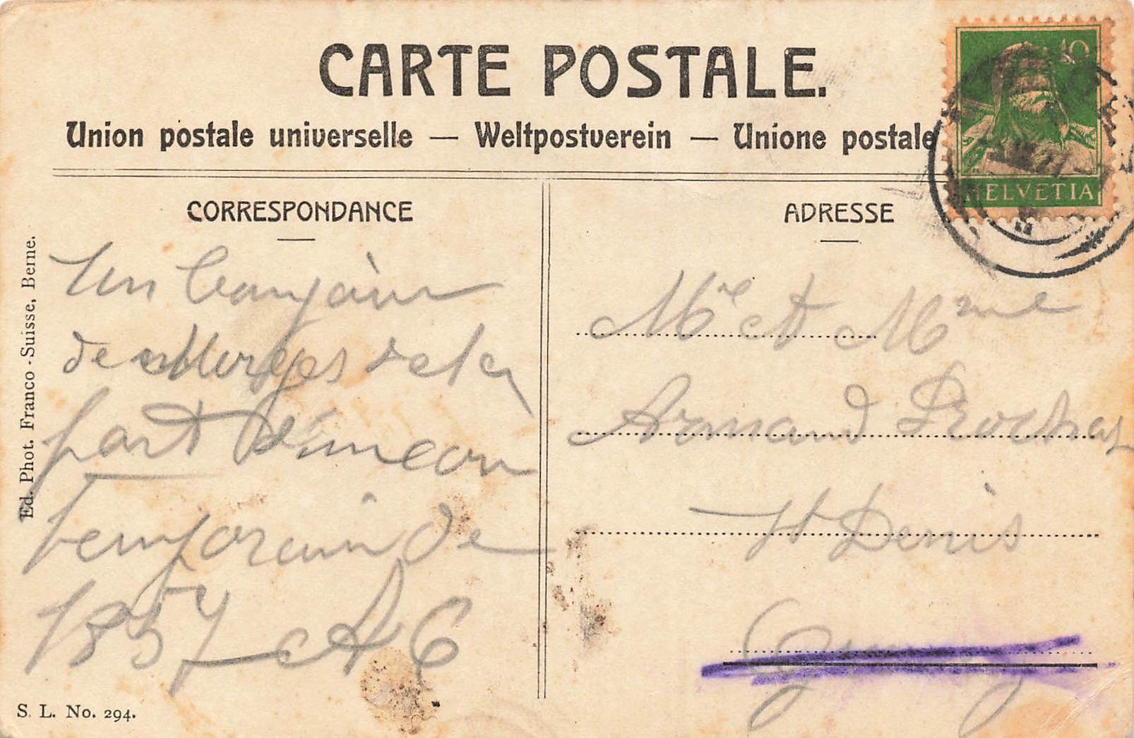 Cartoline postali: Morges arsenal – Usato da Biasca venduto da Blenio71 1
