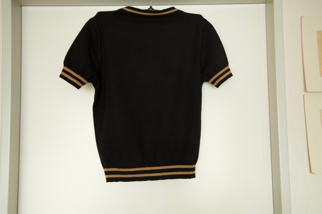 Pullover & Sweatshirts: Pull  noir manches courtes – Neu (gemäss Beschreibung) aus Genève von LiPhry 1