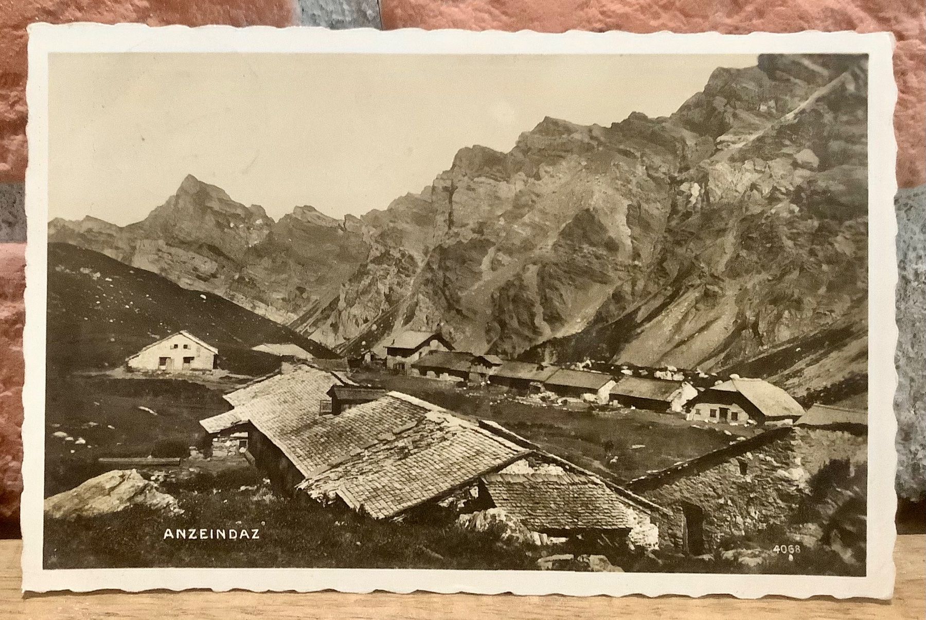 Cartoline postali: 1938 - ANZEINDAZ - Alp - Bergdorf – Usato da Root venduto da ENGLAND-TREASURES