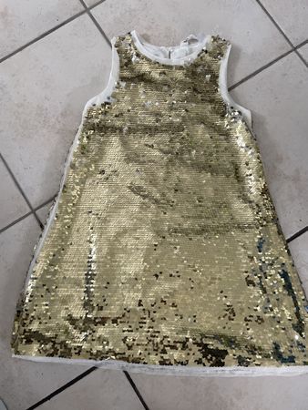 Festliches H&M Pailletten Kleid Gr. 140