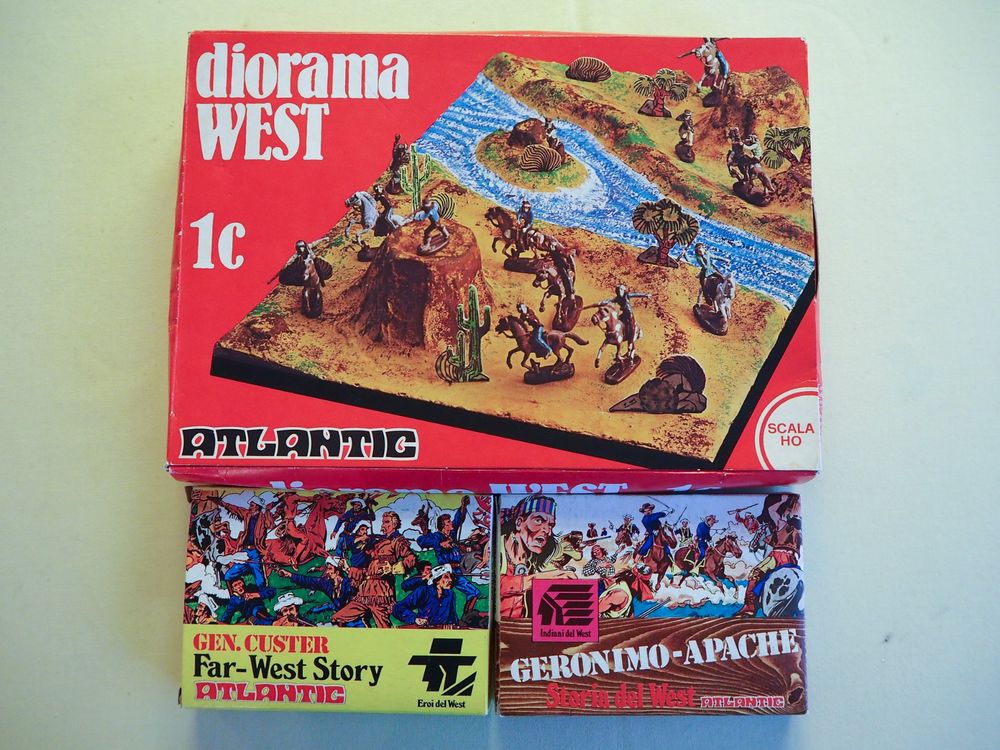 Figurine Atlantic 1005 - Far-West Story - Davy Crockett - Échelle HO 1/72