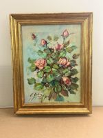 Ölgemälde - Stillleben mit Rosen