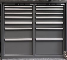 2x Lista Schubladenschrank / Werkstattschrank (7 Schubladen)