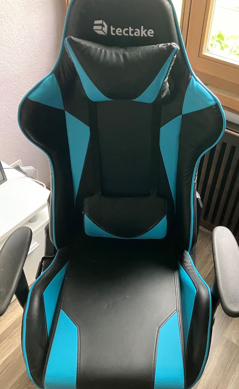 Sedie: Gaming-Stuhl Tectake, Schwarz/Blau, – Usato da Goldach venduto da jan_ls8b
