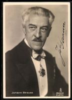 Musiker Johann Strauss, Portrait im Anzu