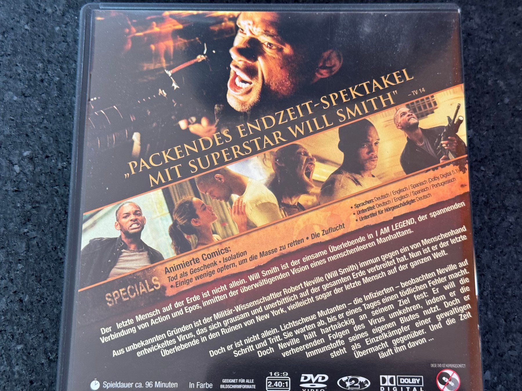 Tutti i DVDs: I am Legend DVD DE/EN/SP Will Smith – Usato da Fribourg venduto da tschjoly 2
