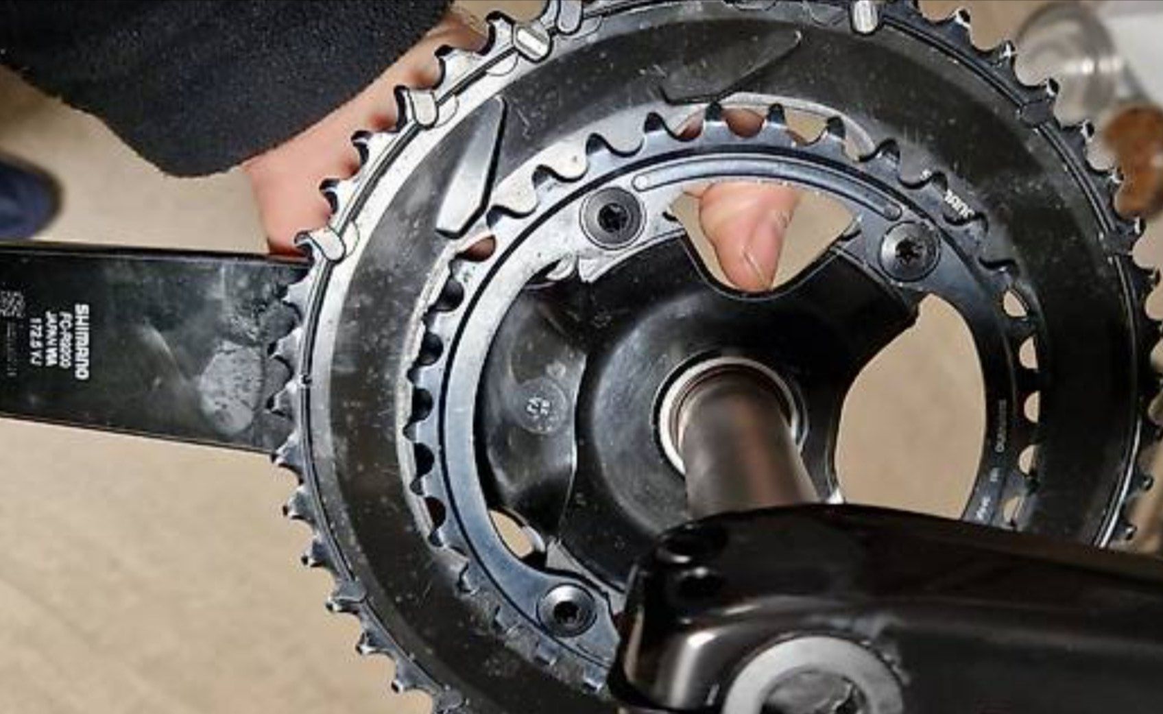 Shimano Ersatzteile: Compact kurbel dura ace R9200 – Gebraucht aus Bosco Luganese von pagnamen 2