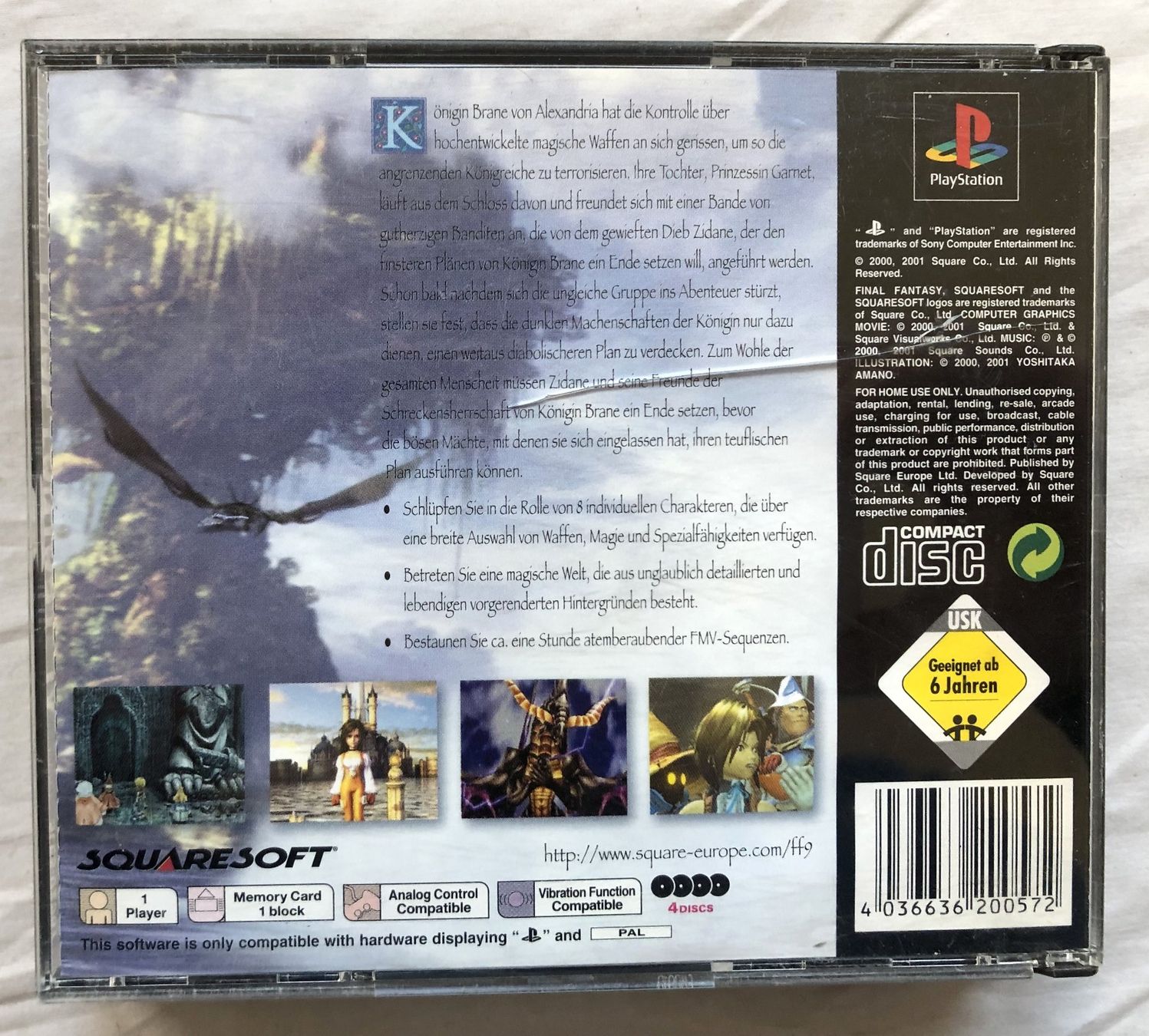 Giochi: Playstation 1 - FINAL FANTASY IX – Usato da Schaffhausen venduto da durruti 3