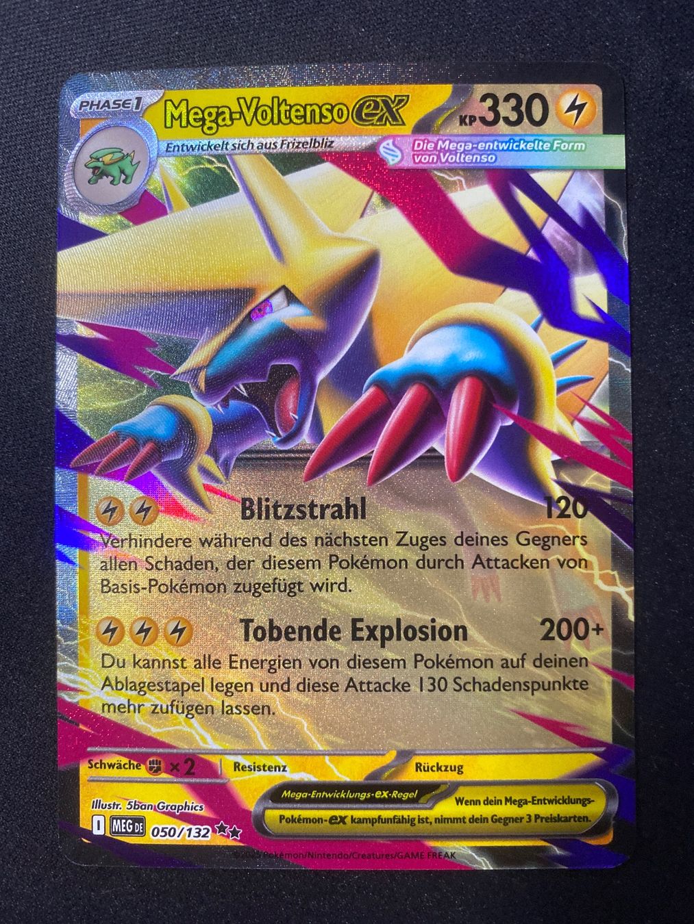 Pokémon Carte collezionabili: Mega Voltenso ex 50 - Mega Manectric - Mega Evolution - DE – Nuovo (secondo la descrizione) da Hausen AG venduto da Shrade