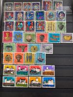 Schweiz 1968-1977 Pro Patria Sammlung gestempelt vollständig