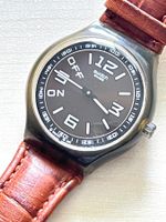 Swatch Uhr ON/OFF Vintage Rarität, Lederband
