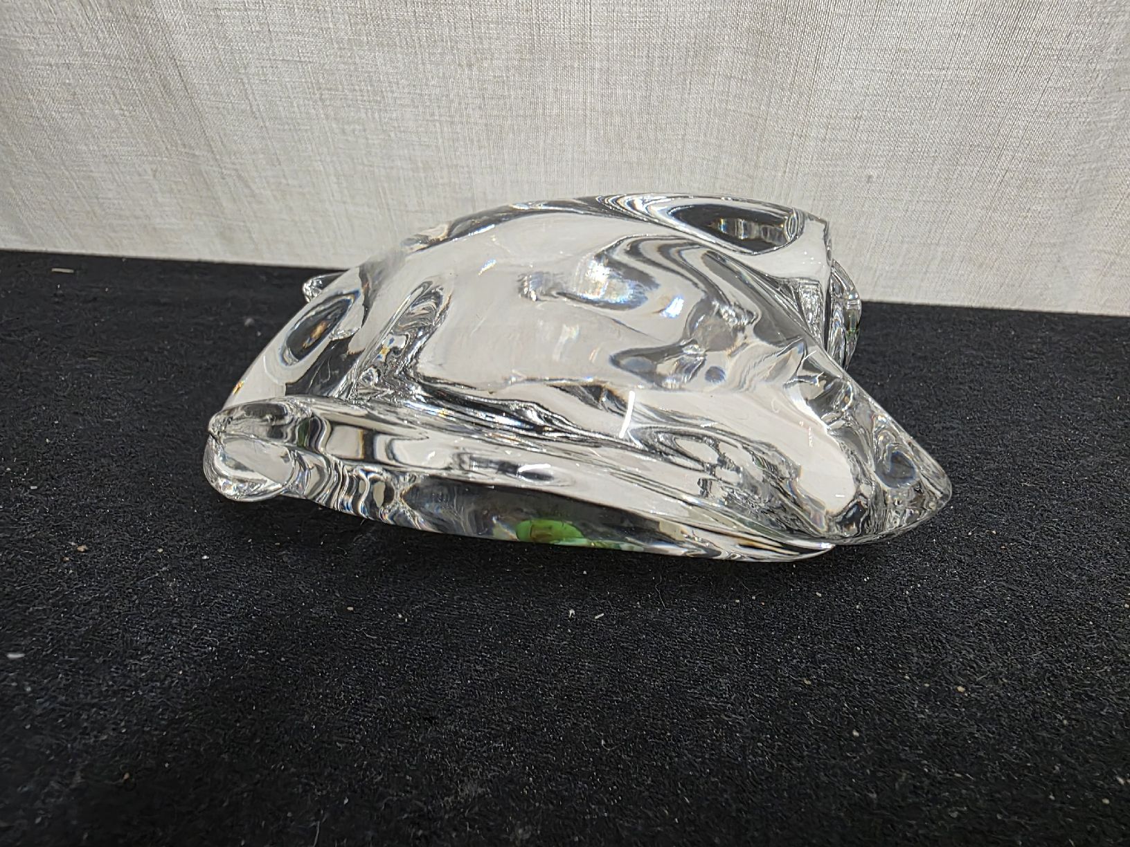 Gläser: Glas Schildkröte mit Murmeln Schale 15cm – Gebraucht aus Wolfertswil von Antiko 6