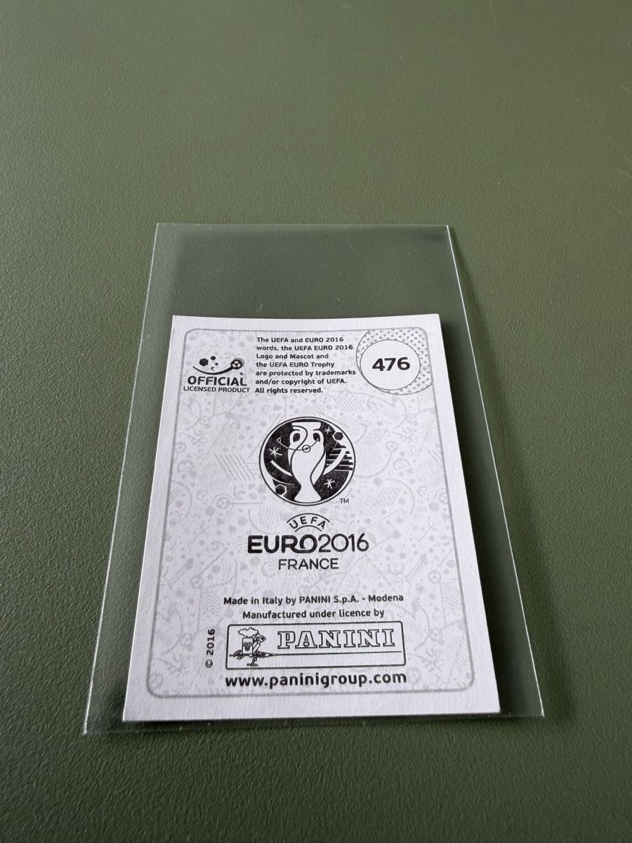 Panini Cartes à collectionner: De Bruyne Panini EM 2016 – D'occasion à Treyvaux par goali1fcea 1