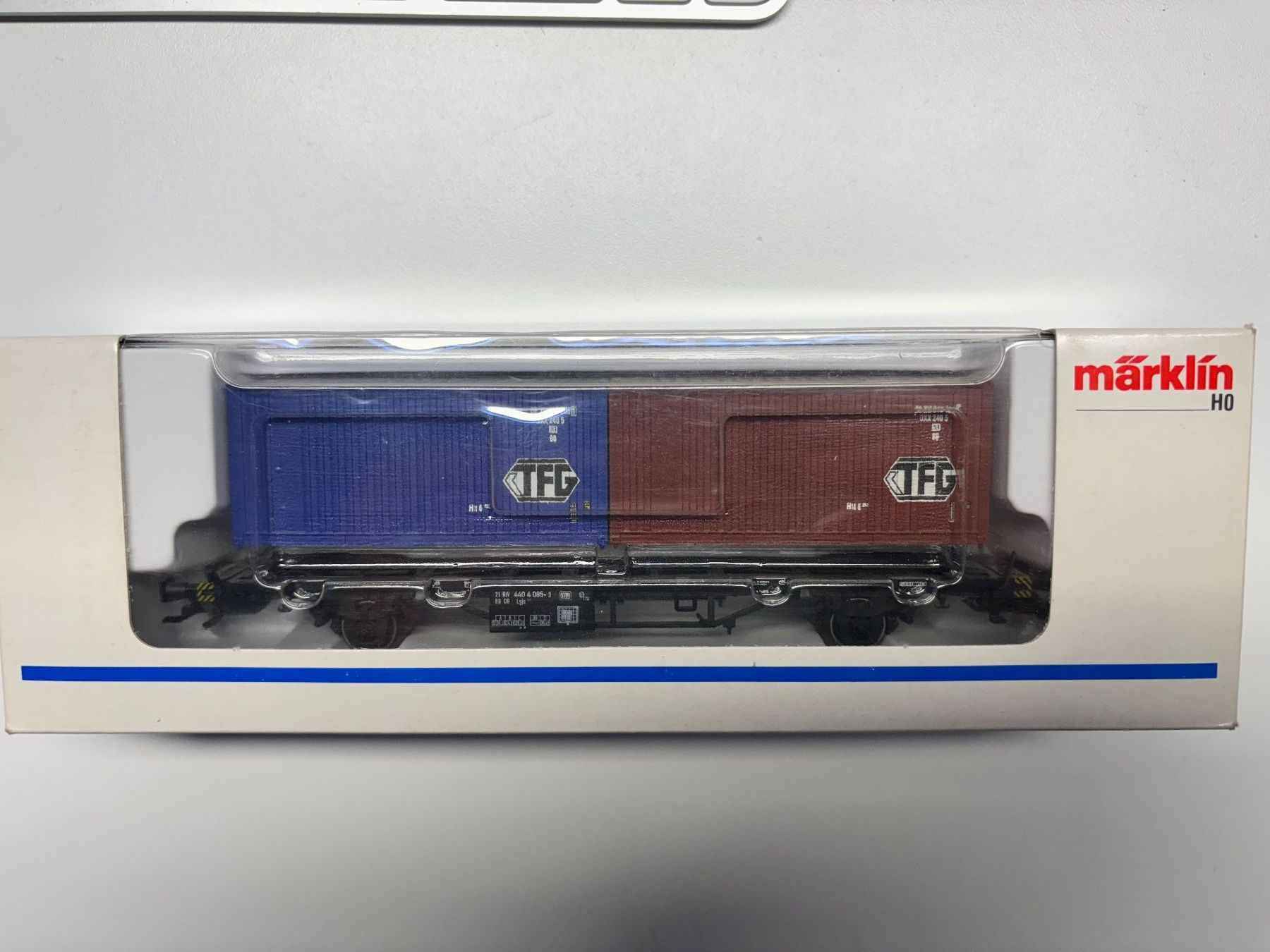 Märklin Modellini di ferrovie: Märklin 4768 Containerwagen – Usato da Rothenburg venduto da Vanzonk