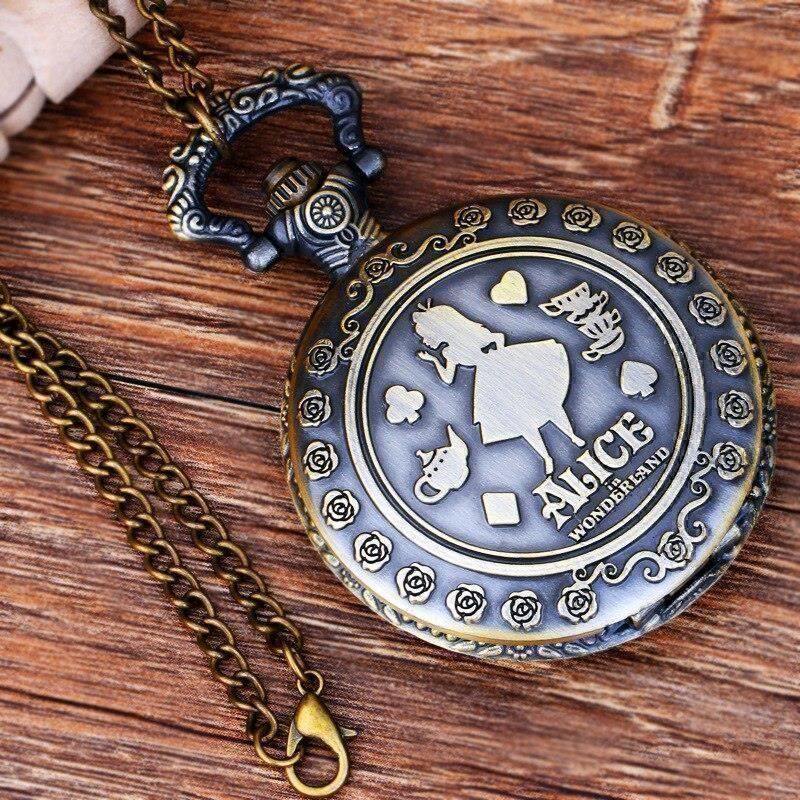Orologi: Alice im Wunderland Taschenuhr – Nuovo e nell'imballaggio originale da Gurmels venduto da Swisspod 1