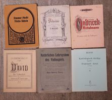6 Hefte mit zweistimmigen Violinschulen