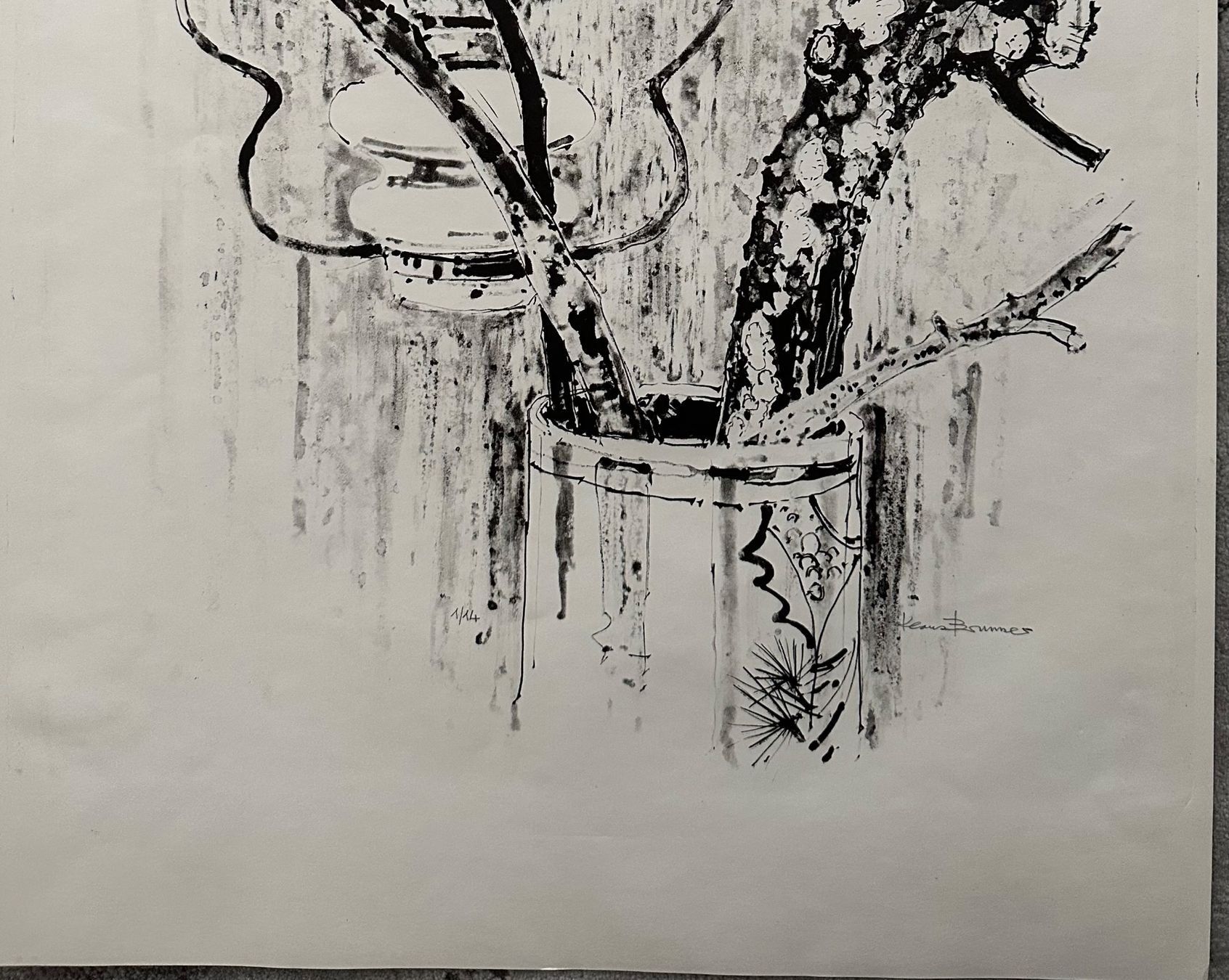 Grafica & Litografie: KLAUS BRUNNER LITHOGRAPHIE SIGNIERT NUMMERIERT – Usato da Gersau venduto da grafik-kunst 1