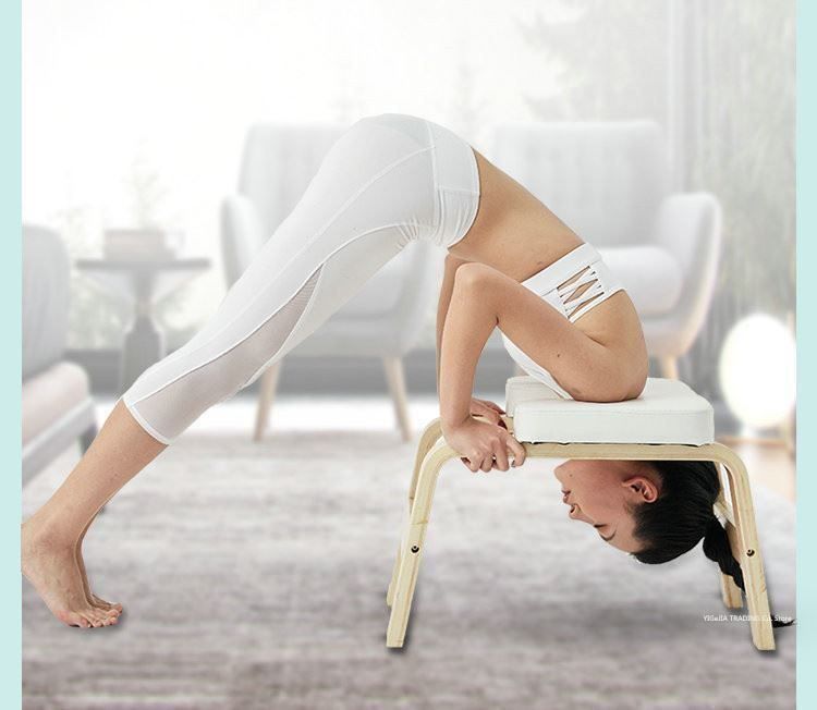 Yoga Kopfstand Hocker Faltbar - 200kg Tragkraft Mit T-Block Für Anfänger