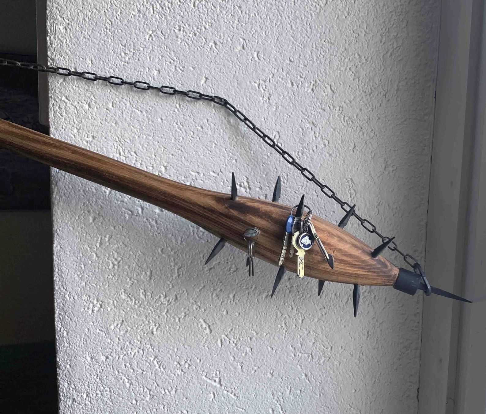 Alle Dekorationen: Dekowaffe Holz Entlebucher Trüssel Morgenstern – Gebraucht aus Goldau von artelier1 6